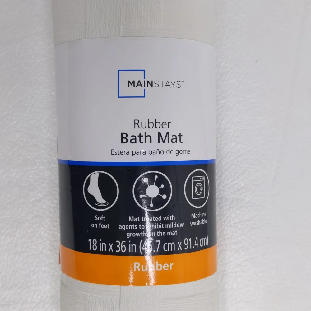 Rubber Bath Mat 18 in x 36 in
